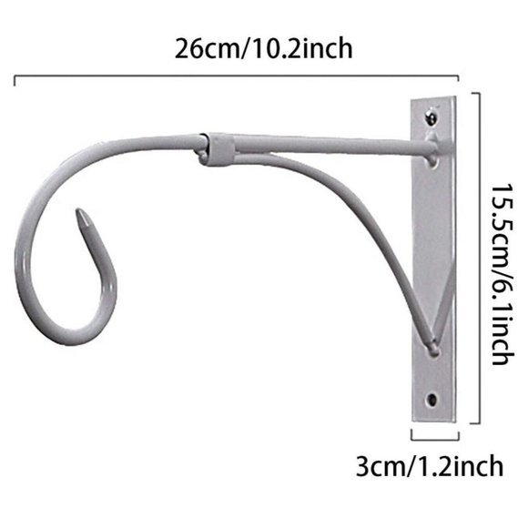 DSDecor Hanging Plant Bracket Set Of 2 - Picture 2 of 4